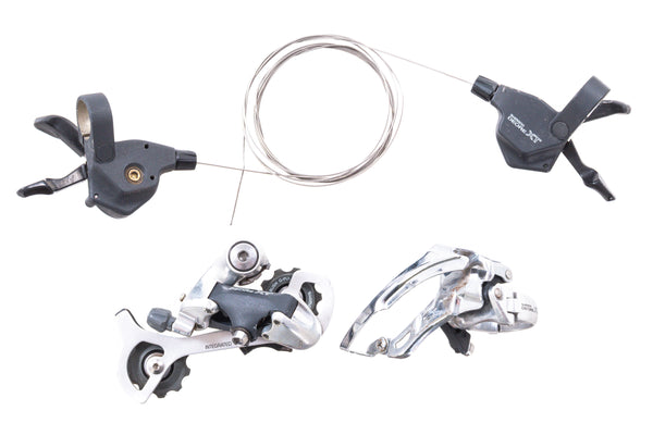 USED Shimano Deore XT M739/M740 3x8 speed Partial Mountain Groupset sh