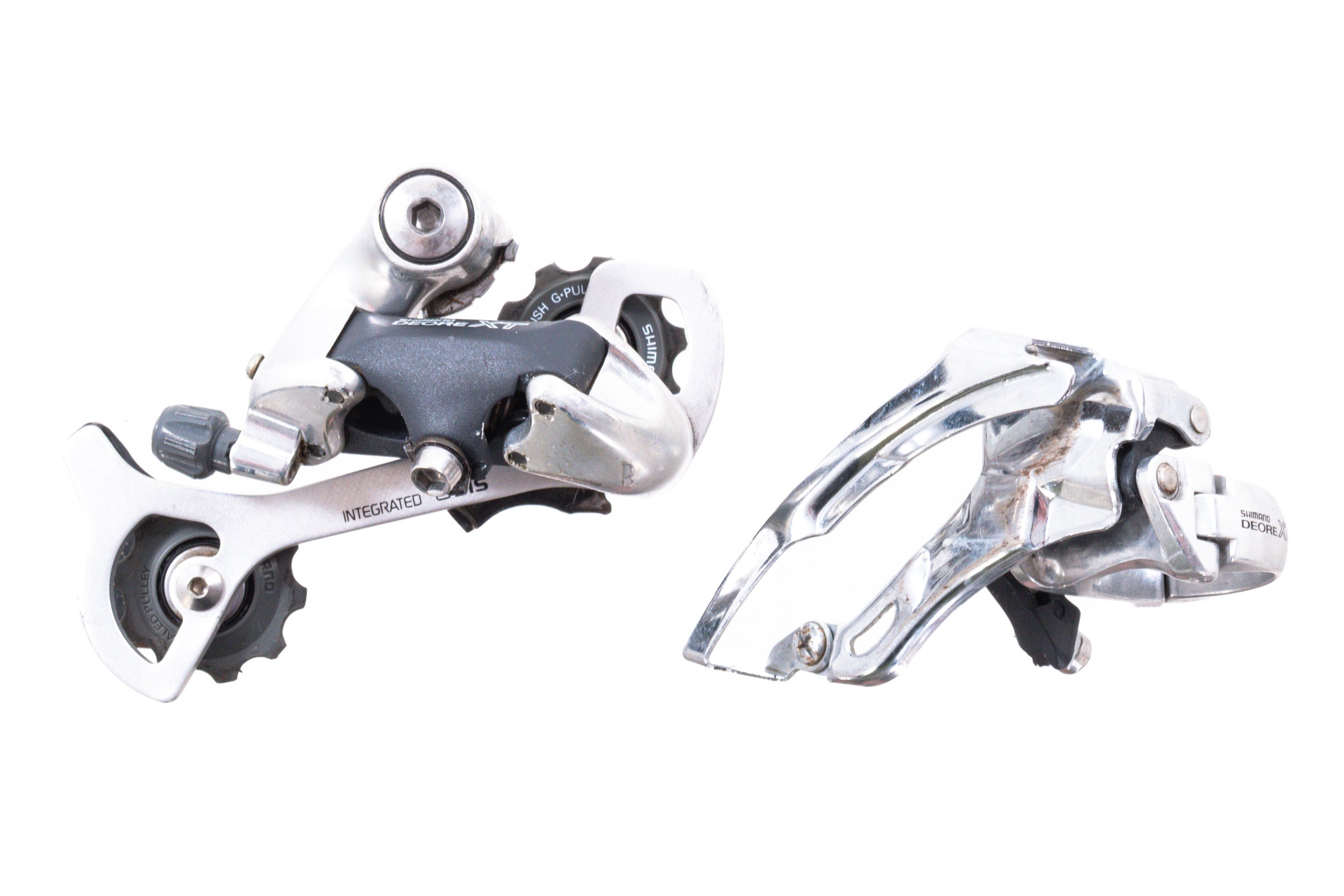 USED Shimano Deore XT M739/M740 3x8 speed Partial Mountain Groupset sh