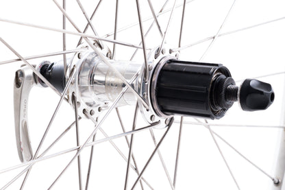 USED Mavic X517 26" Mountain Wheelset w/ Shimano XT M737 Parallax Hubs Silver Quick Release Rim Brake