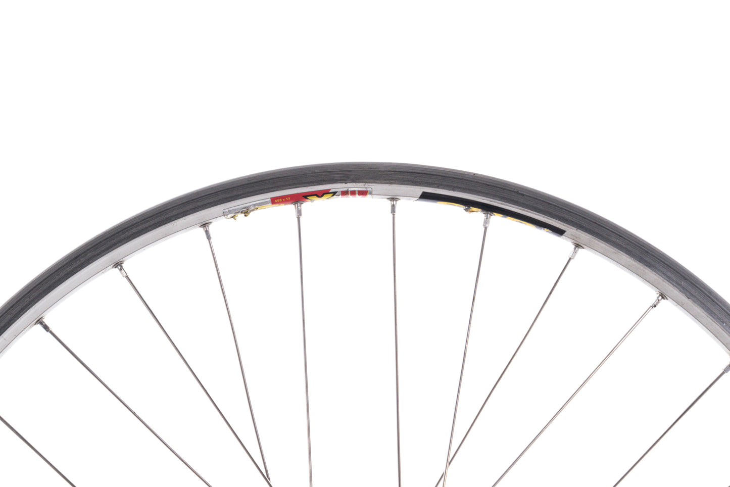 USED Mavic X517 26" Mountain Wheelset w/ Shimano XT M737 Parallax Hubs Silver Quick Release Rim Brake