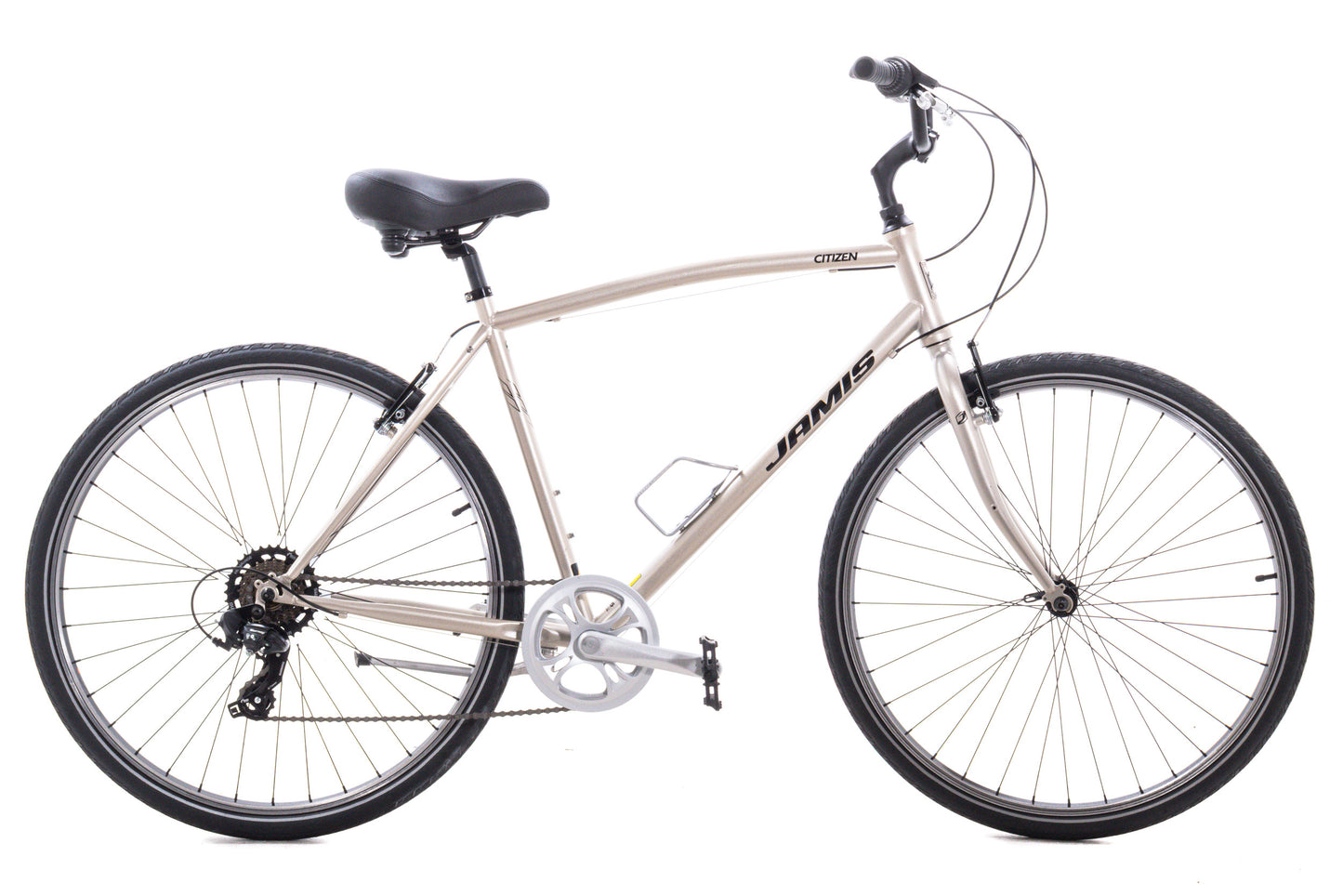 USED Jamis Citizen BKTRIM Hybrid Bike Sahara Silver 21" 3x7 speed