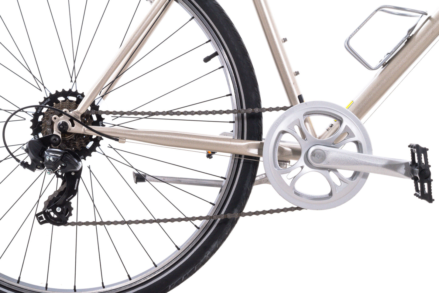 USED Jamis Citizen BKTRIM Hybrid Bike Sahara Silver 21" 3x7 speed