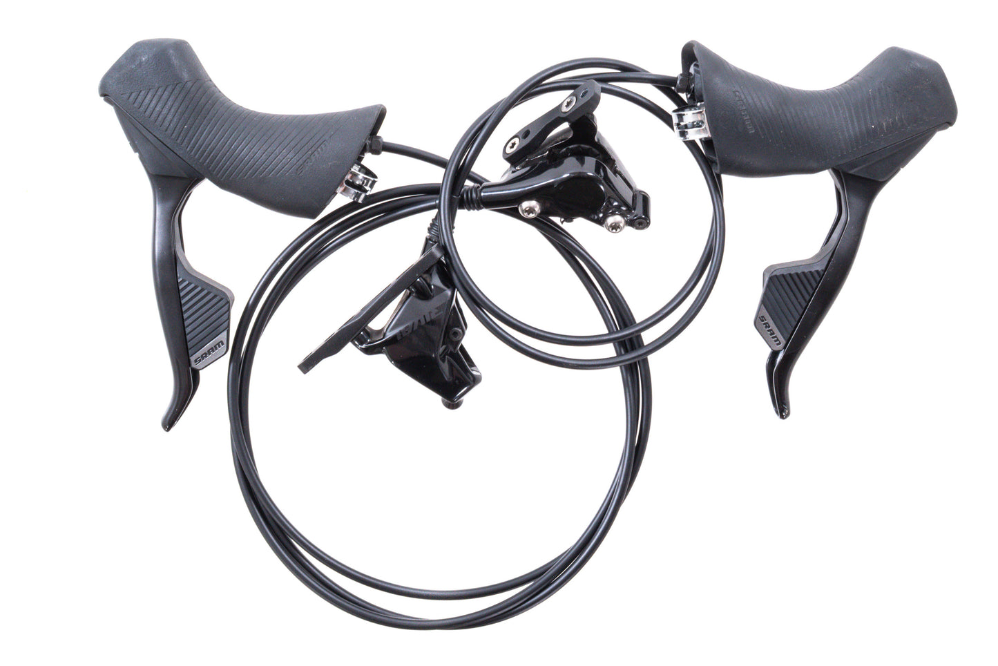 USED SRAM Rival eTap AXS D1 Electronic Shifter/Hydraulic Flat Mount Brake Set