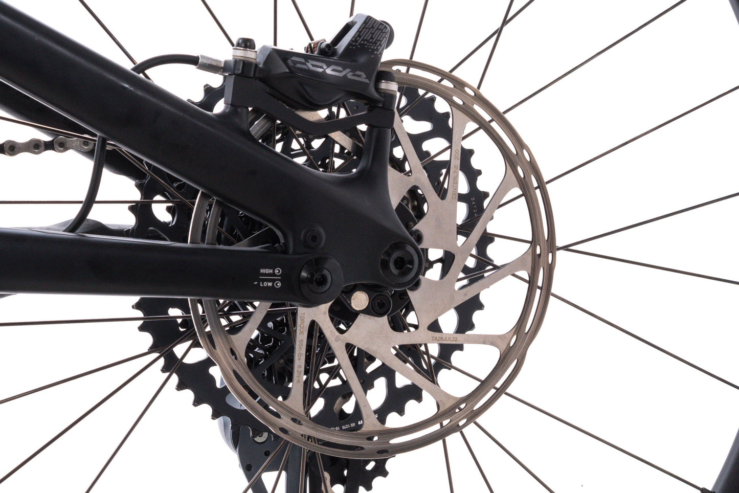 USED 2023 Specialized Turbo Levo Comp Carbon S2 SRAM GX Eagle 1x12 Speed Mullet Wheels Black