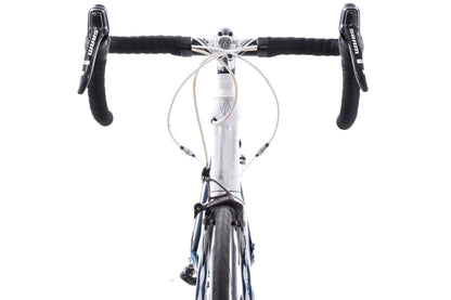 USED Trek Madone Project One 56cm Carbon Road Bike SRAM Force 2x10 Blue/White Carbon Wheels Rim Brake