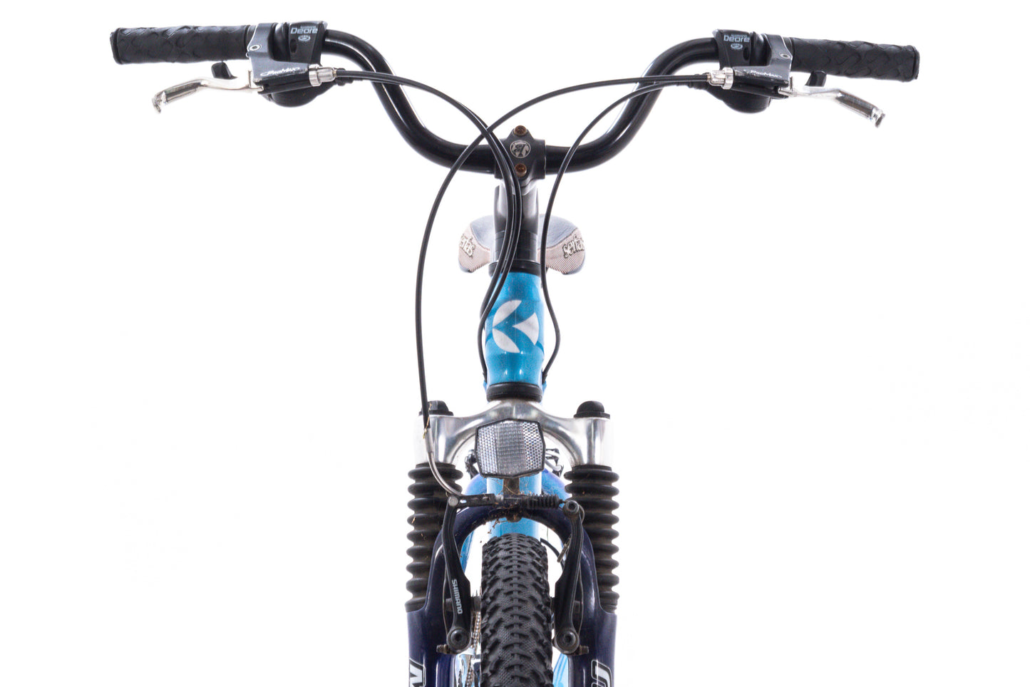 USED Vintage Klein Attitude Alloy XS Mountain Bike 3x9 Speed Shimano Deore Blue Fade 26" - AS IS