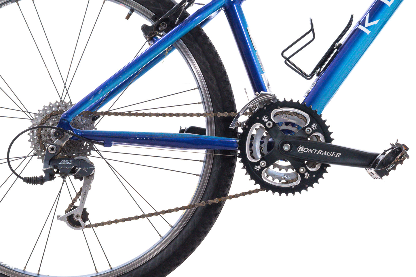 USED Vintage Klein Attitude Alloy XS Mountain Bike 3x9 Speed Shimano Deore Blue Fade 26" - AS IS