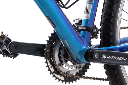 USED Vintage Klein Attitude Alloy XS Mountain Bike 3x9 Speed Shimano Deore Blue Fade 26" - AS IS