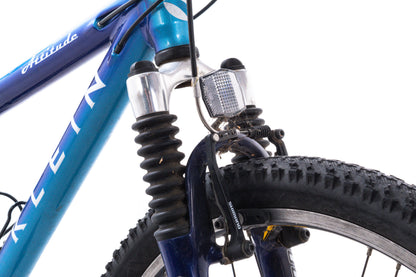 USED Vintage Klein Attitude Alloy XS Mountain Bike 3x9 Speed Shimano Deore Blue Fade 26" - AS IS