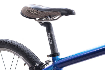 USED Vintage Klein Attitude Alloy XS Mountain Bike 3x9 Speed Shimano Deore Blue Fade 26" - AS IS