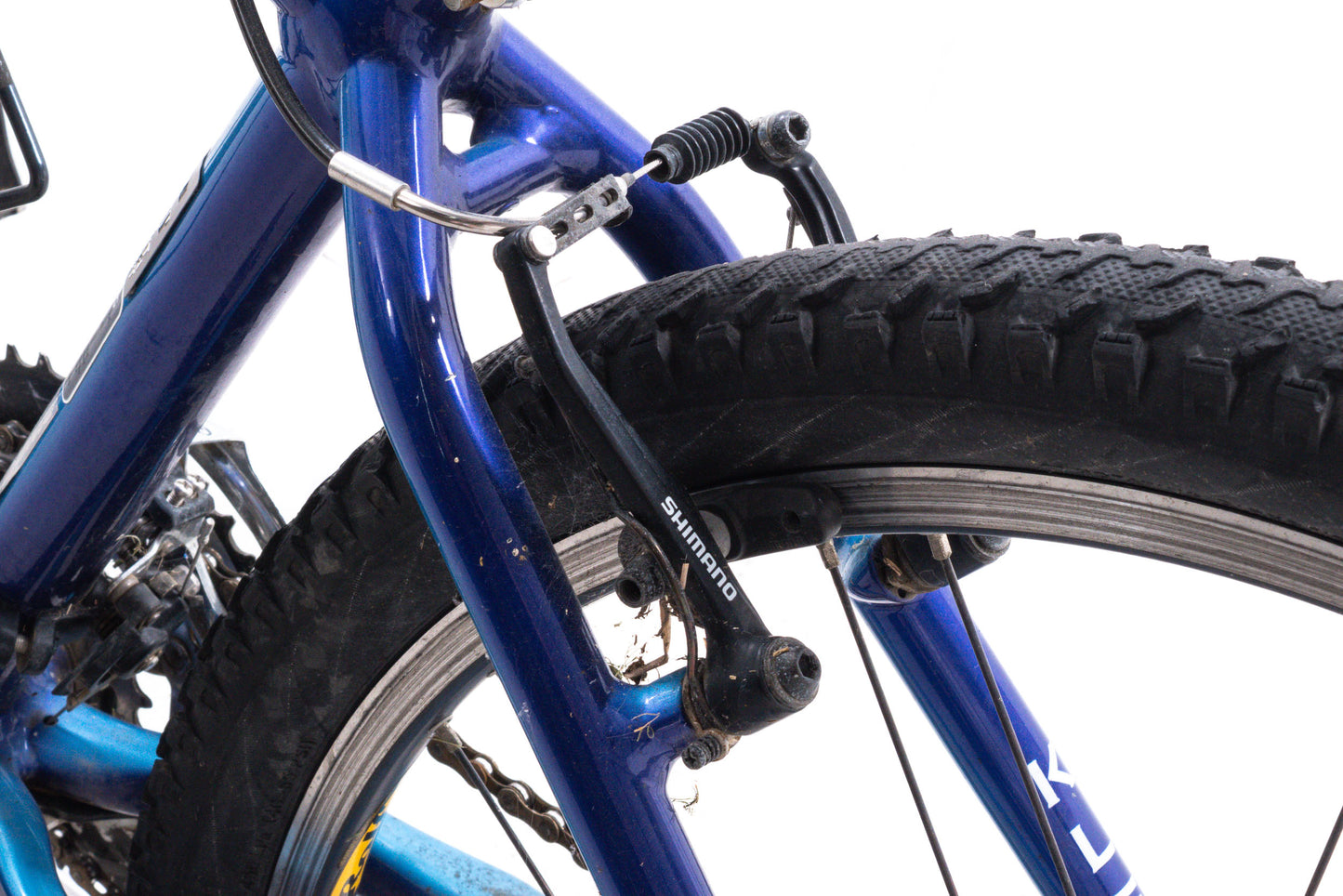 USED Vintage Klein Attitude Alloy XS Mountain Bike 3x9 Speed Shimano Deore Blue Fade 26" - AS IS