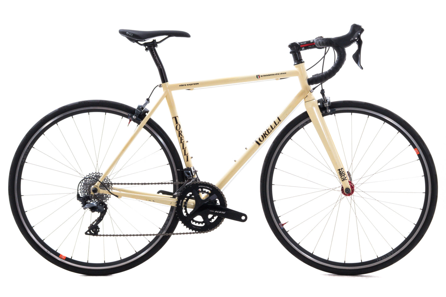USED Torelli Nitro Express Columbus Steel Road Bike Small/Medium Shimano 105/Ultegra 2x11 speed Rim Brake
