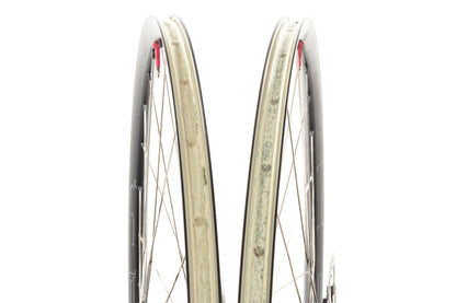 USED HED Belgium R 700C Tubeless Wheelset w/ DT Swiss 350 CL Disc Hubs Thru Axle Shimano HG 11 speed