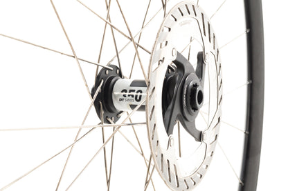 USED HED Belgium R 700C Tubeless Wheelset w/ DT Swiss 350 CL Disc Hubs Thru Axle Shimano HG 11 speed