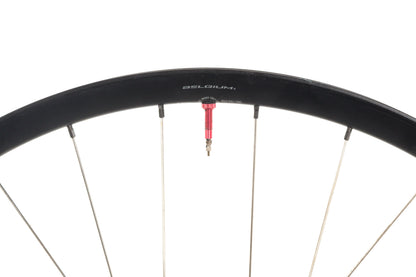 USED HED Belgium R 700C Tubeless Wheelset w/ DT Swiss 350 CL Disc Hubs Thru Axle Shimano HG 11 speed