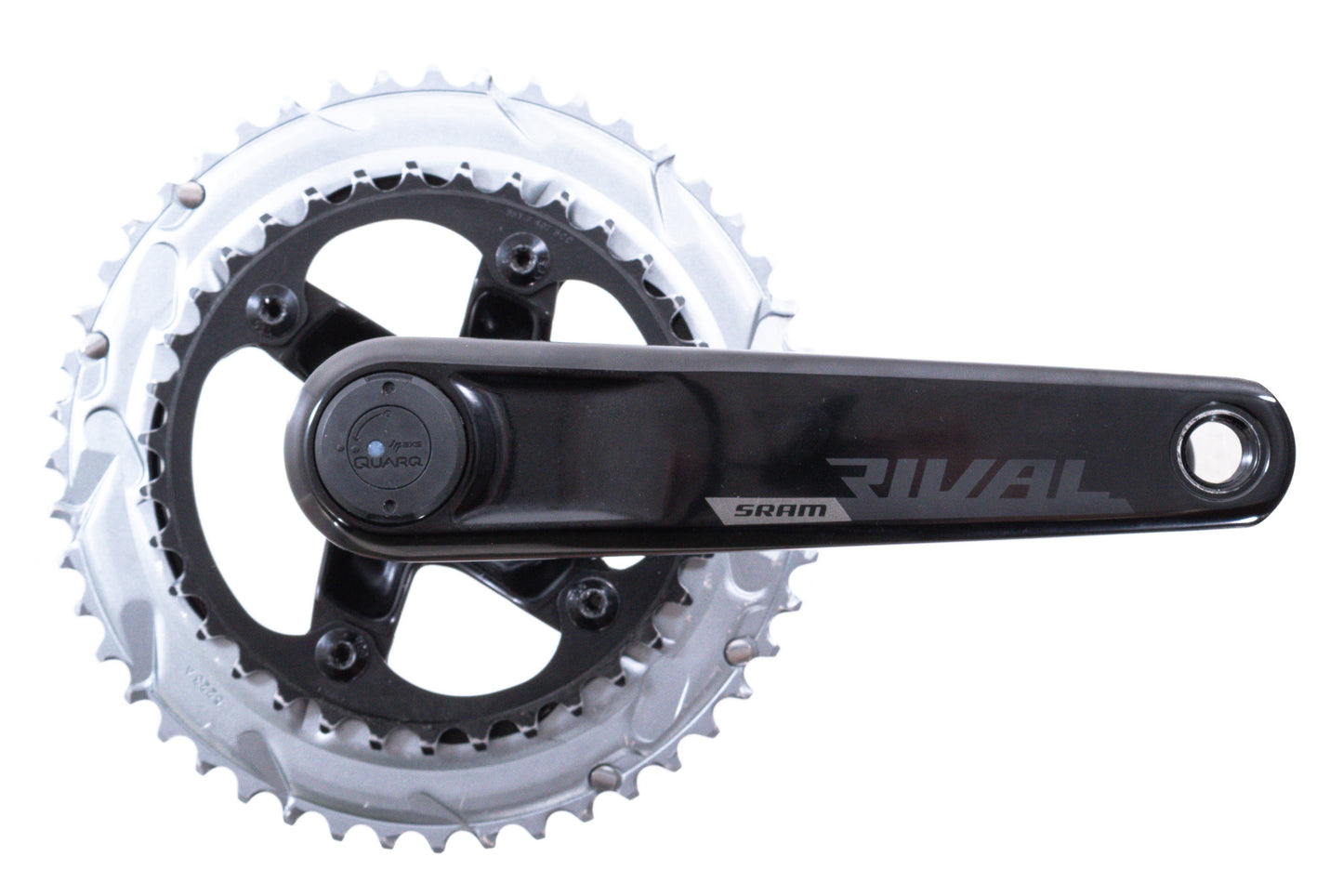 USED SRAM Rival AXS Quarq Power Meter Crankset - 2x12-Speed, 107mm BCD, DUB, Black, D1, 175mm 48/35T