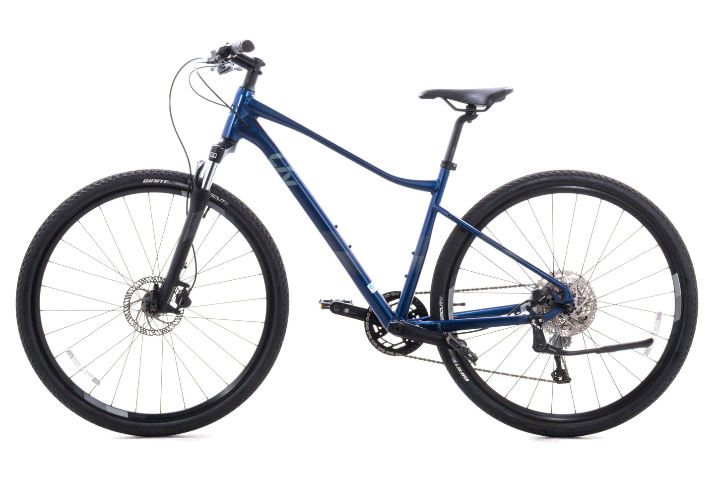 USED Liv Rove 2 DD Medium Alloy Hybrid Bike 1x10 Speed Blue Disc Brakes