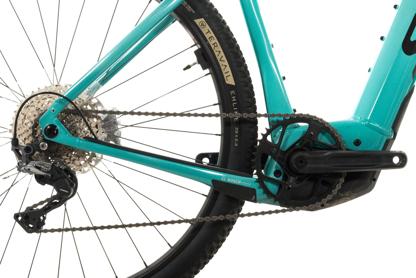 DEMO Salsa Tributary GRX 600 Gravel Ebike - 29", Aluminum, Teal, Medium - GRADE B