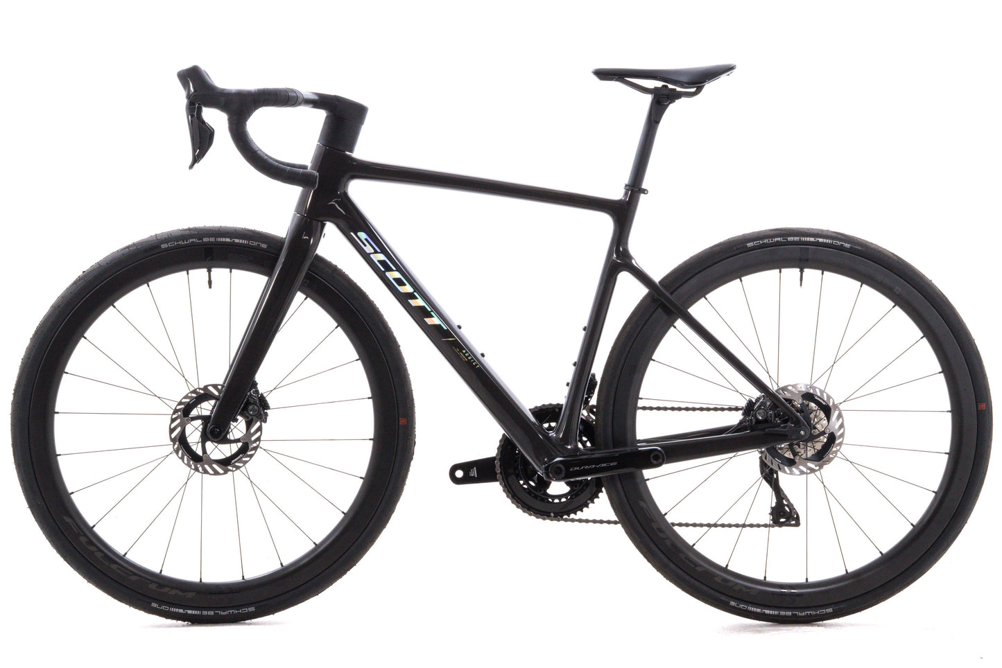 USED 2025 Scott Addict 10 Small Carbon Endurance Road Bike Shimano Dura-Ace Di2 2x12 speed Disc Black