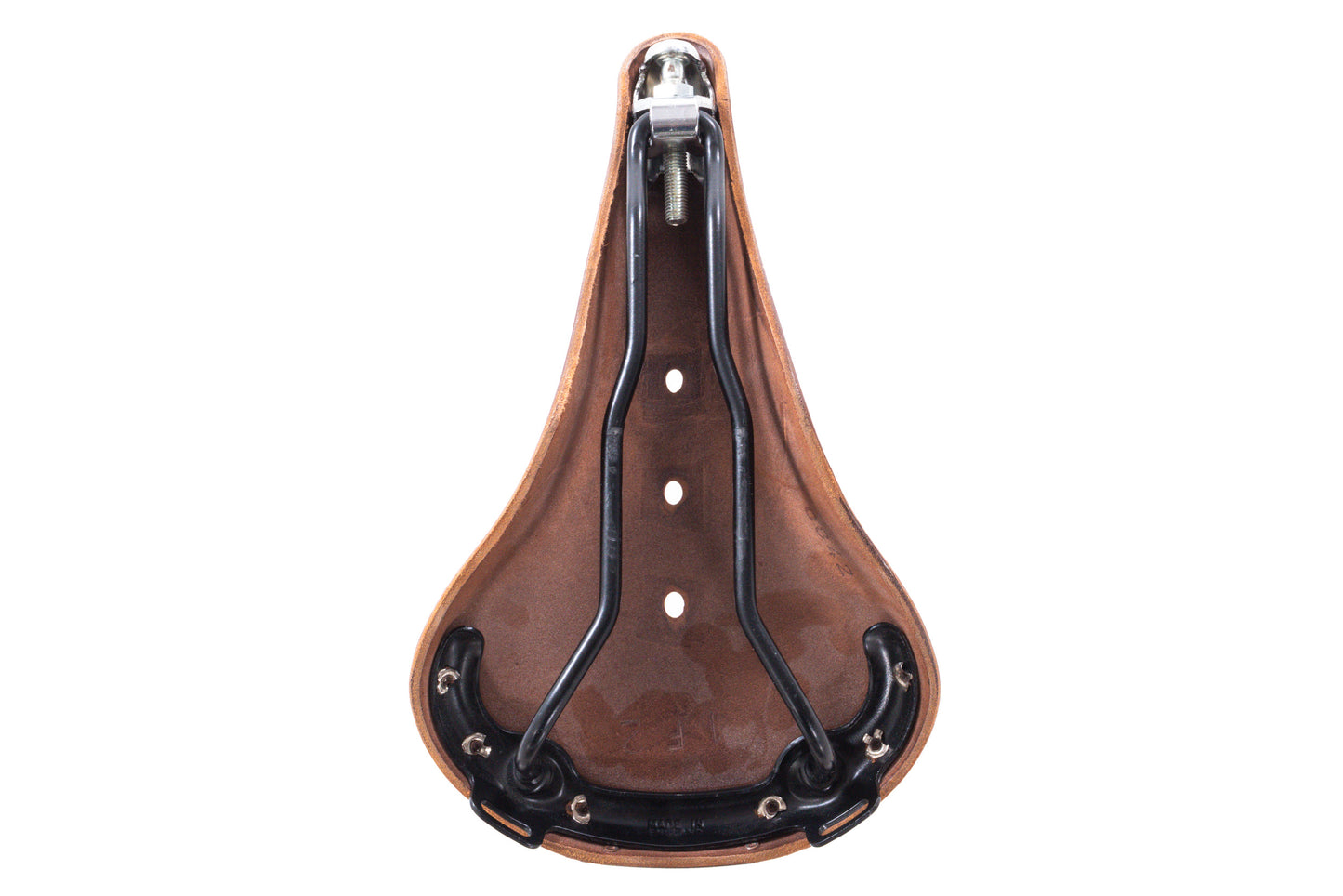 USED Brooks England B17 Classic Leather Saddle Antique Brown Steel Rails