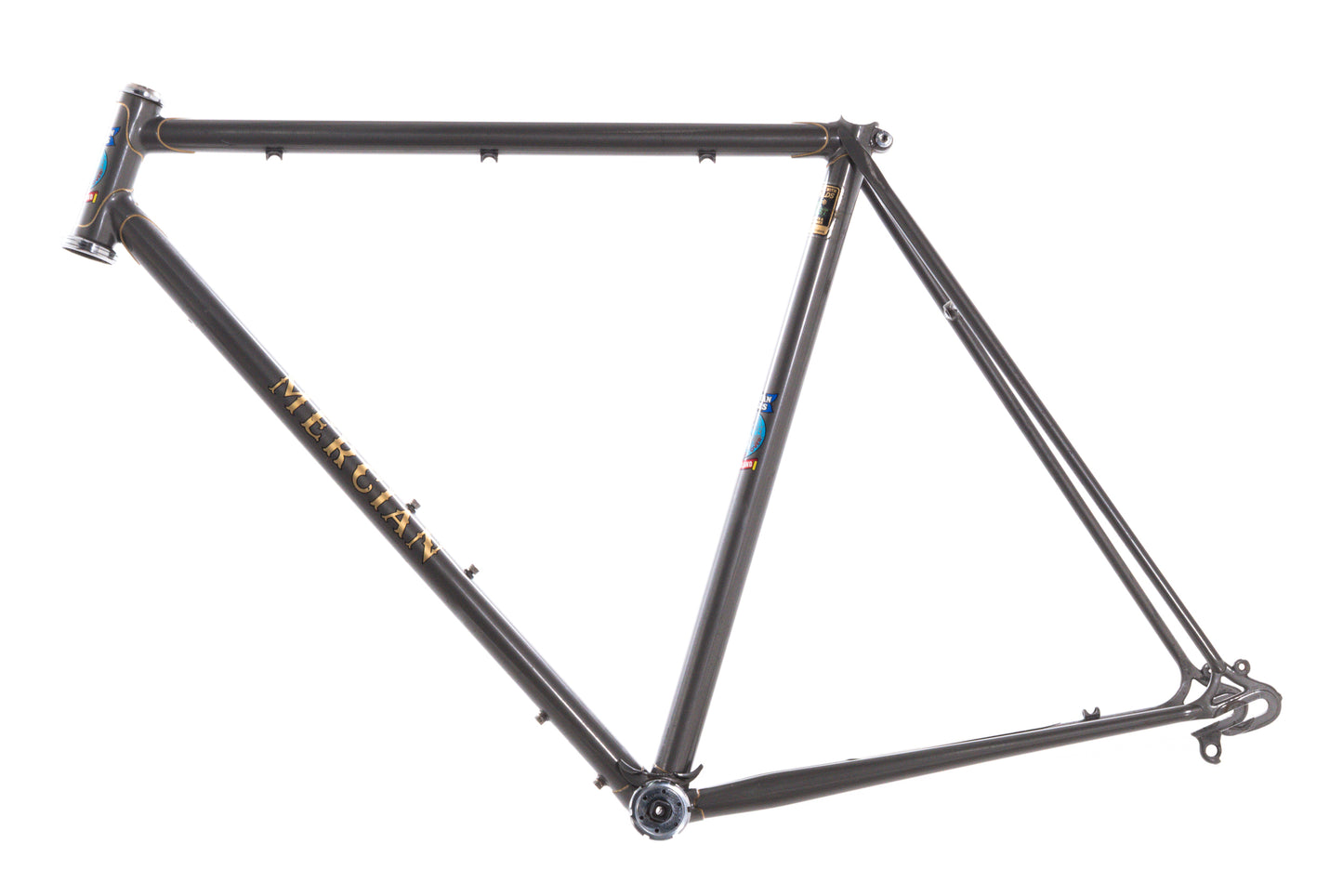 USED Vintage Mercian 53cm Reynolds 531 Lugged Steel Road Bike Frame Campagnolo Dropouts Derby England