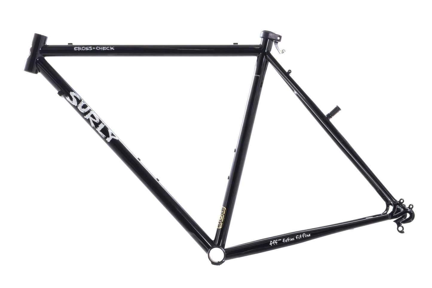 NEW (old stock/out of box) Surly Cross Check Frame 50cm Black Steel Cantilever Cyclocross