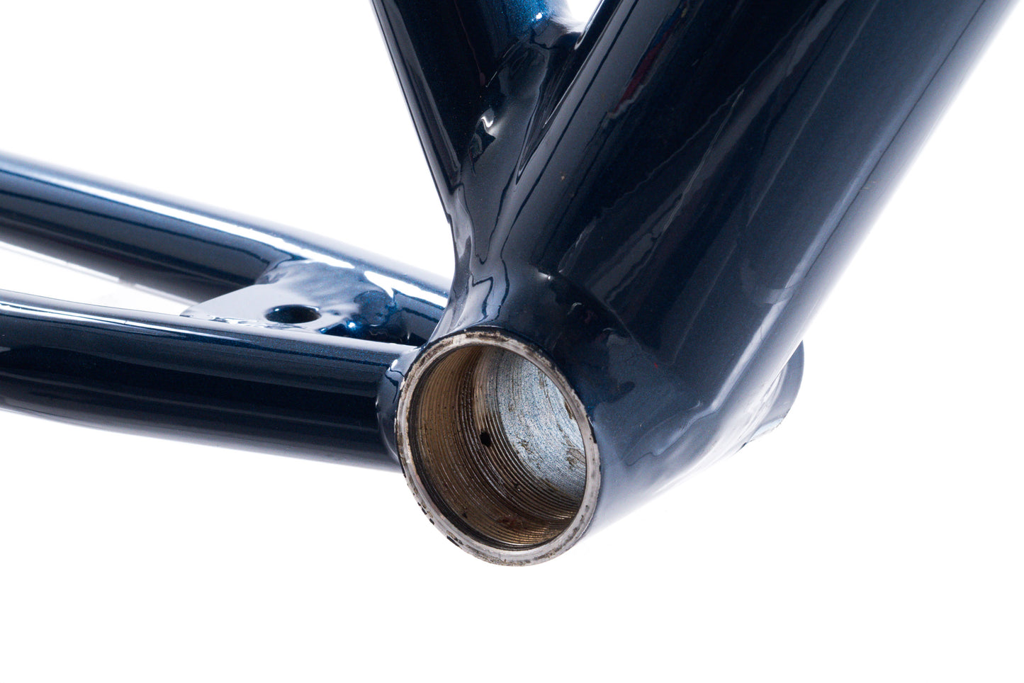 USED Vintage Cannondale Small Aluminum 26" Mountain Bike Frame Blue Made in USA