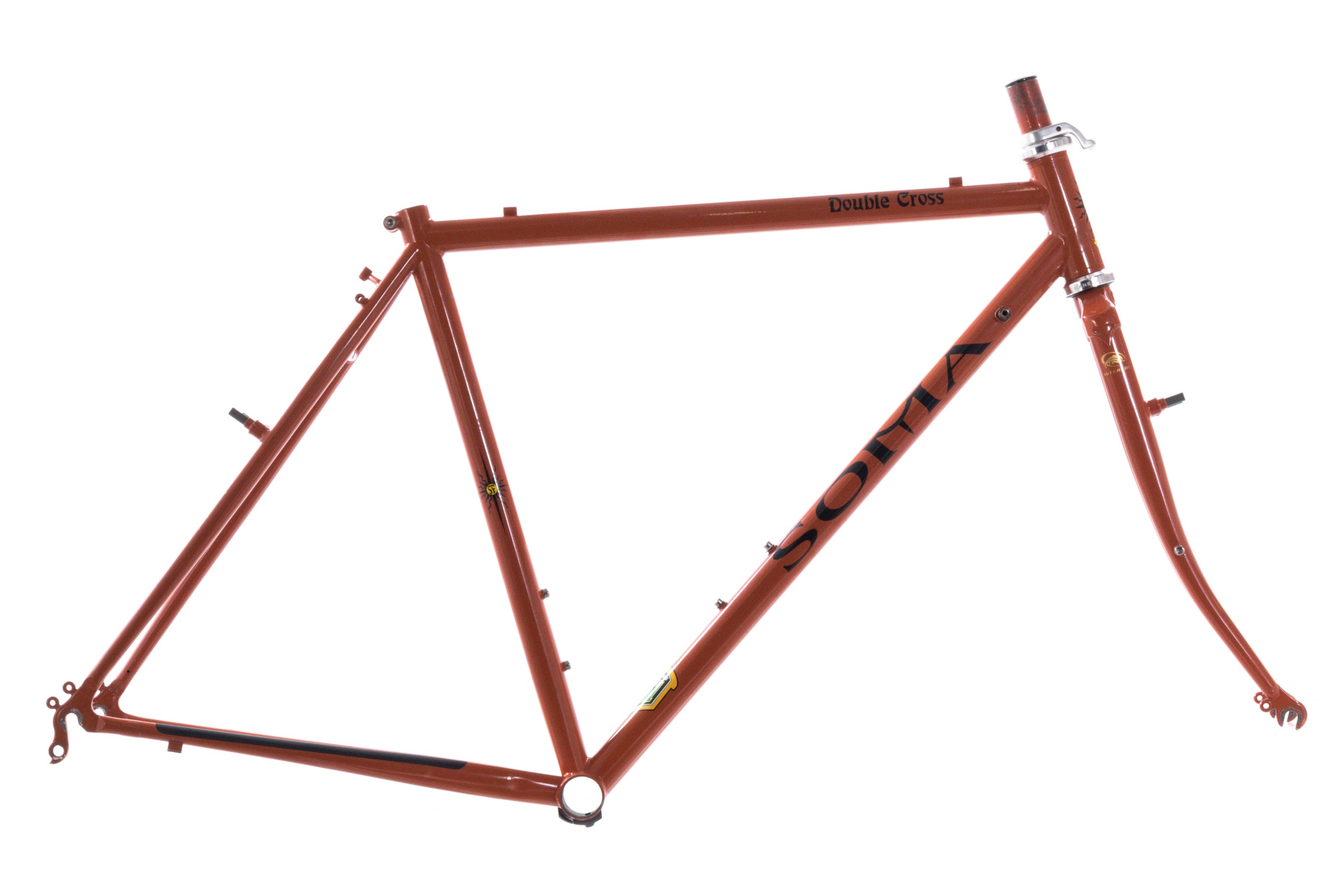 USED Soma Double Cross 52cm Canti Frameset Reynolds 631 Steel Cyclocro