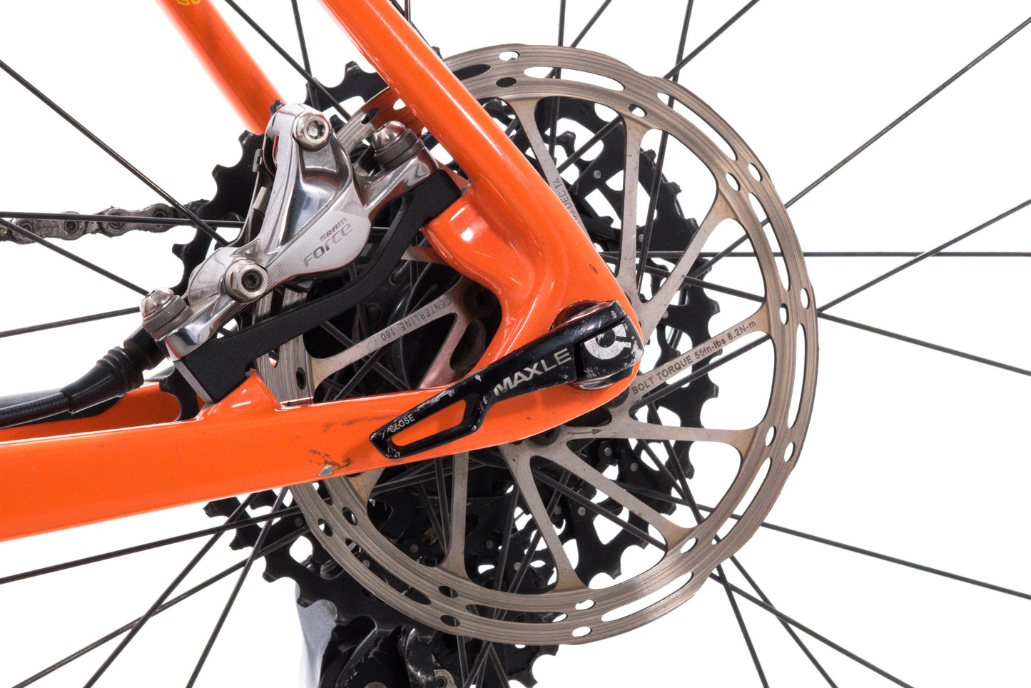 USED 2016 Santa Cruz Stigmata 54cm Carbon CX/Gravel Bike SRAM Force 1x11 Orange 700C