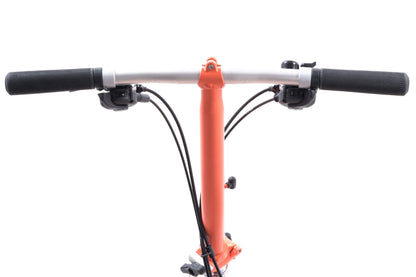 USED 2021 Brompton C Line 6 speed Folding Bicycle Orange