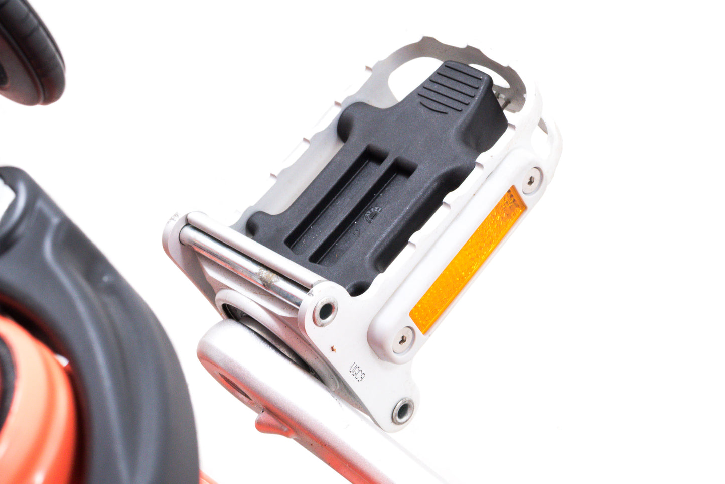USED 2021 Brompton C Line 6 speed Folding Bicycle Orange