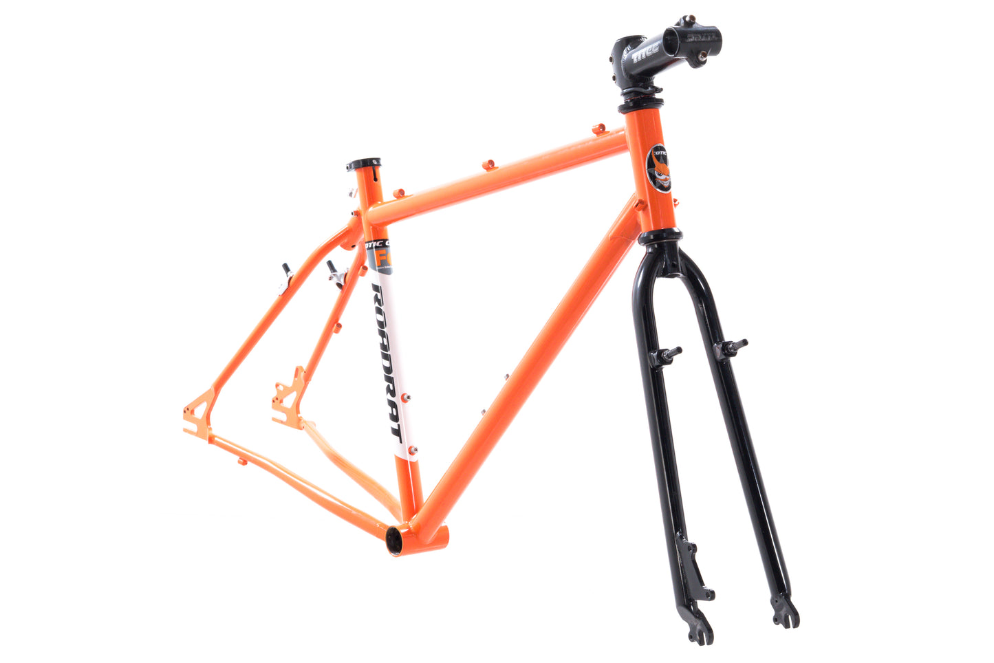 USED Cotic Roadrat Small Steel Single Speed Cyclocross / Gravel Bike Rim Brake/IS Disc Brake Orange UK