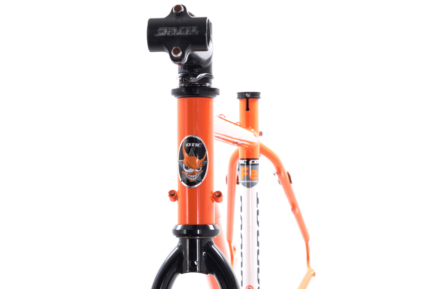 USED Cotic Roadrat Small Steel Single Speed Cyclocross / Gravel Bike Rim Brake/IS Disc Brake Orange UK