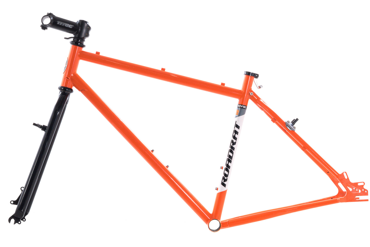 USED Cotic Roadrat Small Steel Single Speed Cyclocross / Gravel Bike Rim Brake/IS Disc Brake Orange UK