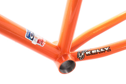 NEW (old stock) Kelly Knobby X 55cm Canti Single Speed Cyclocross Gravel Frame True Temper OX Platinum Steel Orange Made in USA