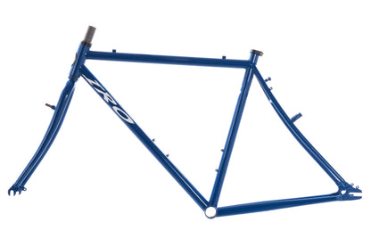 NEW (old stock) IRO Steel Single Speed 52cm Fixed Gear Cyclocross Frame Rim Canti/V-Brake Blue