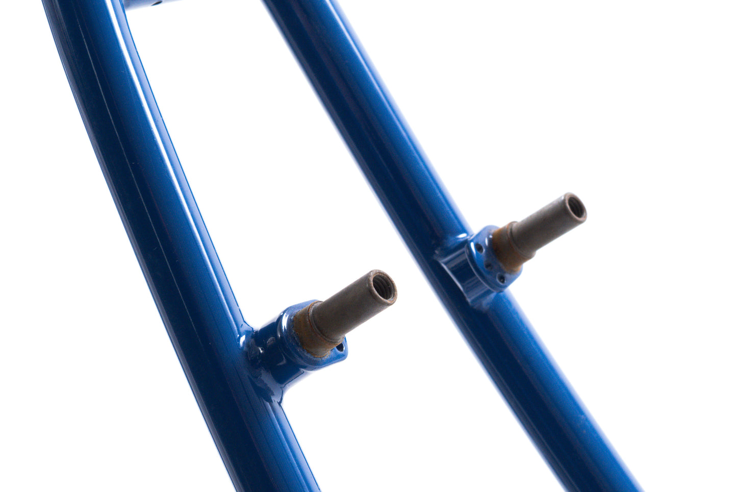 NEW (old stock) IRO Steel Single Speed 52cm Fixed Gear Cyclocross Frame Rim Canti/V-Brake Blue