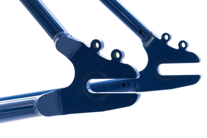 NEW (old stock) IRO Steel Single Speed 52cm Fixed Gear Cyclocross Frame Rim Canti/V-Brake Blue