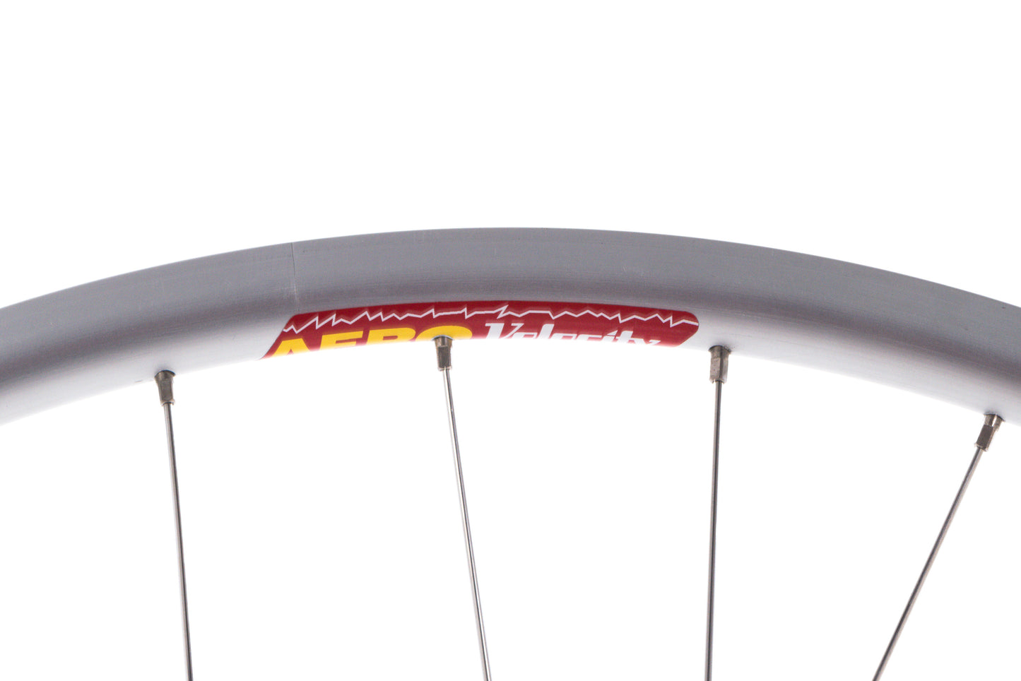 USED Velocity Deep-V Aero 700c Wheelset Origin 8 Fixed Gear Track Hubs Silver