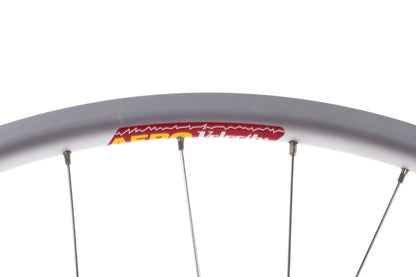 USED Velocity Deep-V Aero 700c Wheelset Origin 8 Fixed Gear Track Hubs Silver