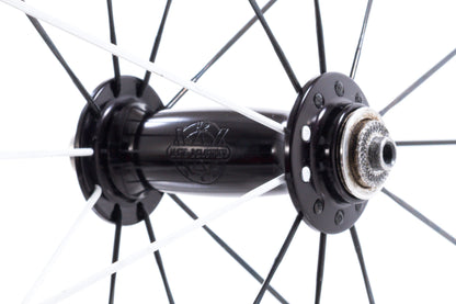 USED Reynolds Assault Carbon 700c Road Wheelset w/ Powertap Hub Rim Brake