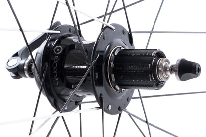 USED Reynolds Assault Carbon 700c Road Wheelset w/ Powertap Hub Rim Brake