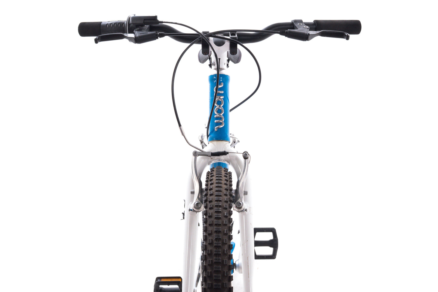 USED Woom 5 Original Kids Bike 24" 8 Speed Blue/White