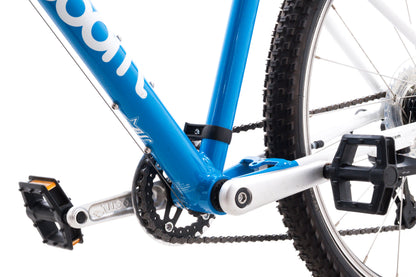 USED Woom 5 Original Kids Bike 24" 8 Speed Blue/White