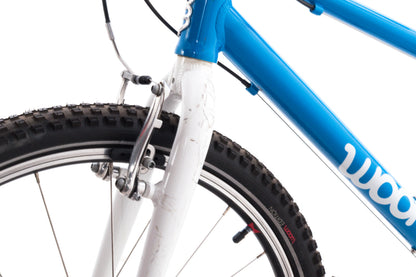 USED Woom 5 Original Kids Bike 24" 8 Speed Blue/White