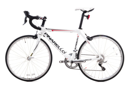 USED Pinarello Speedy 38cm T6 Alloy Junior Road Bike 24" Wheels Shimano Claris 2x8 Speed White