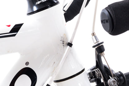 USED Pinarello Speedy 38cm T6 Alloy Junior Road Bike 24" Wheels Shimano Claris 2x8 Speed White