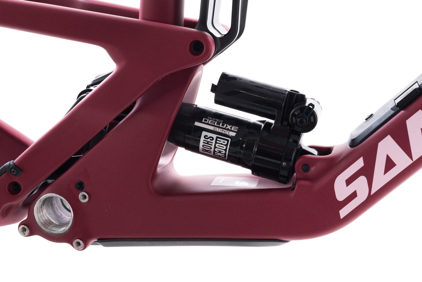 USED 2023 Santa Cruz Hightower CC Small Full Suspension Mountain Bike Frame Carbon Matte Cardinal Red