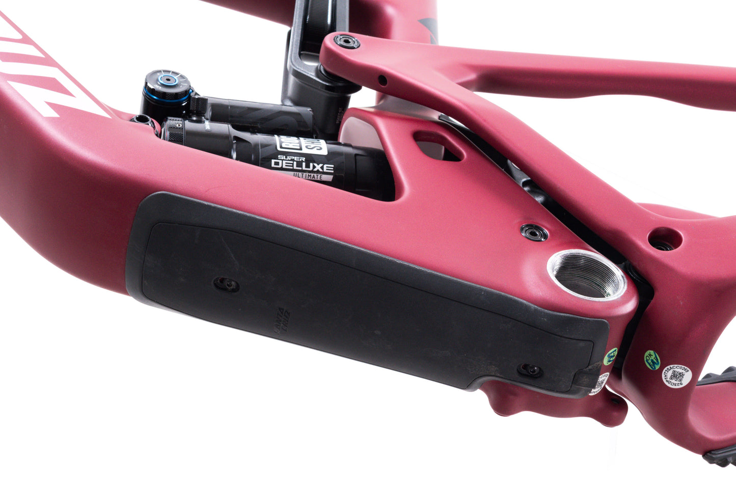 USED 2023 Santa Cruz Hightower CC Small Full Suspension Mountain Bike Frame Carbon Matte Cardinal Red