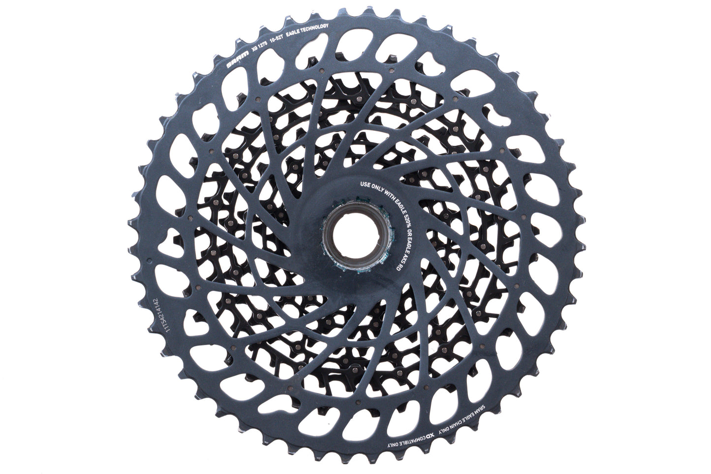 USED SRAM GX Eagle XG-1275 Cassette - 12 Speed, 10-52t, For XD Driver Body